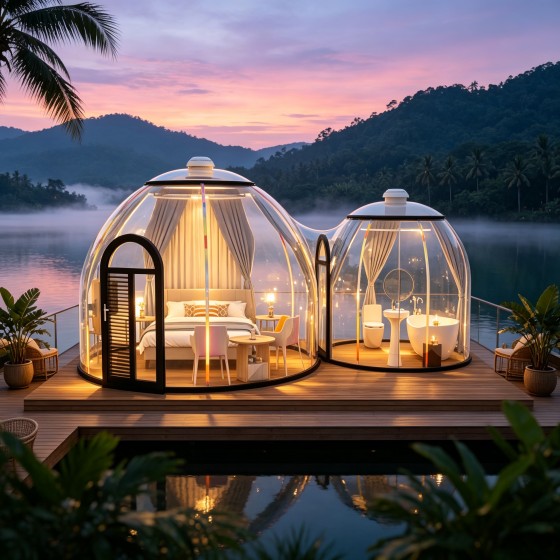 Dome House4.6x3.1+2.8x2.7